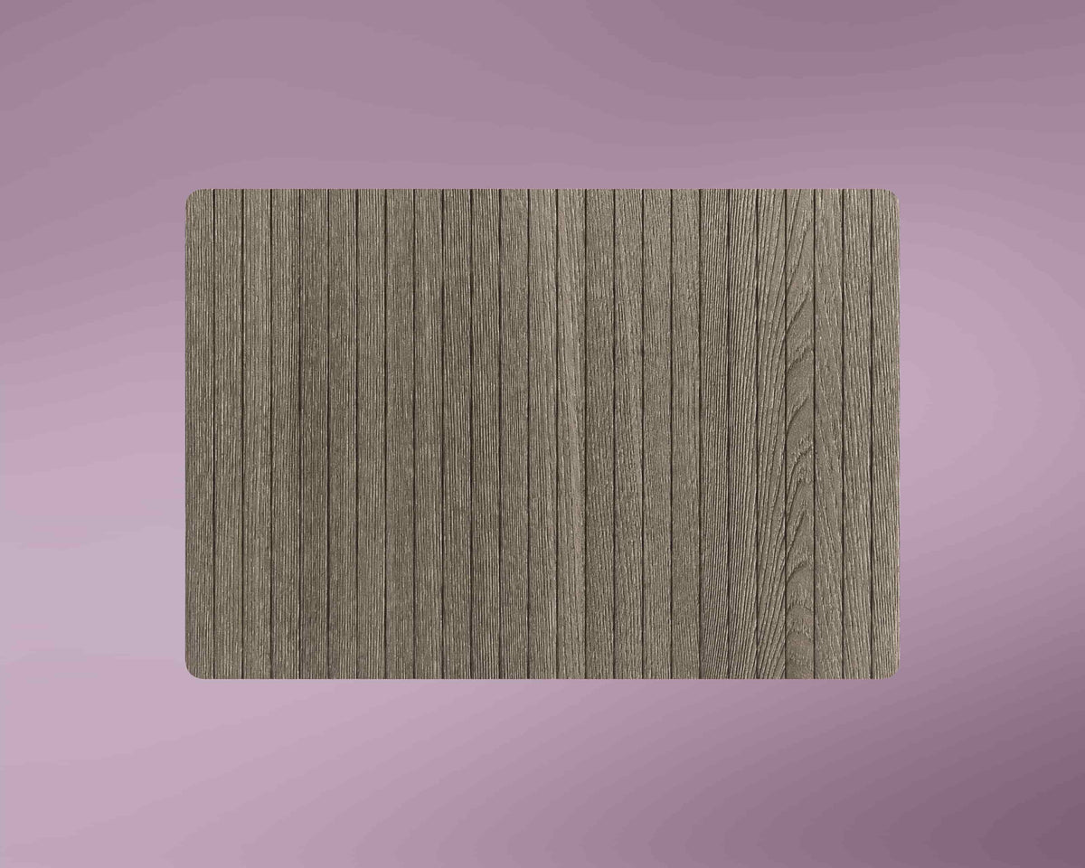 M1 Tray Table Grey Oak — angled view showing stable surface for sofa side use | Rove Lab 托盤桌 - 梳化側邊茶几
