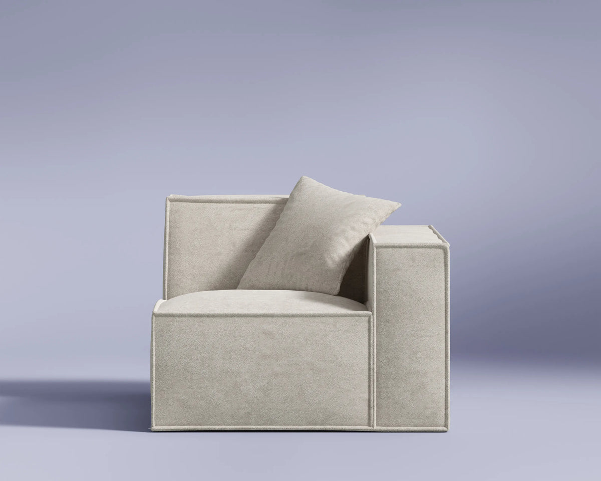 M3 Right Arm Sofa Seat in Helium Cloud - modular sofa from Rove Lab | M3 Right Arm Sofa Seat - Rove Lab 香港組合梳化