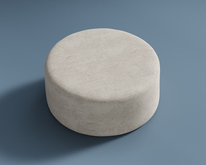 C8 Round Pouf Ottoman in Helium Cloud - modular sofa from Rove Lab | C8 Round Pouf Ottoman - Rove Lab 香港組合梳化