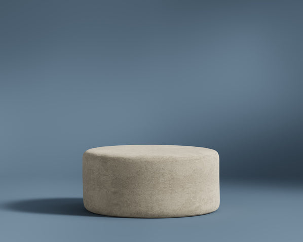 C8 Round Pouf Ottoman in Silicon Sand - modular sofa from Rove Lab | C8 Round Pouf Ottoman - Rove Lab 香港組合梳化