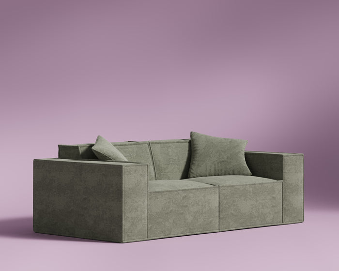 M1 Sofa Loveseat in Krypton Green - modular sofa from Rove Lab | M1 Sofa Loveseat - Rove Lab 香港組合梳化