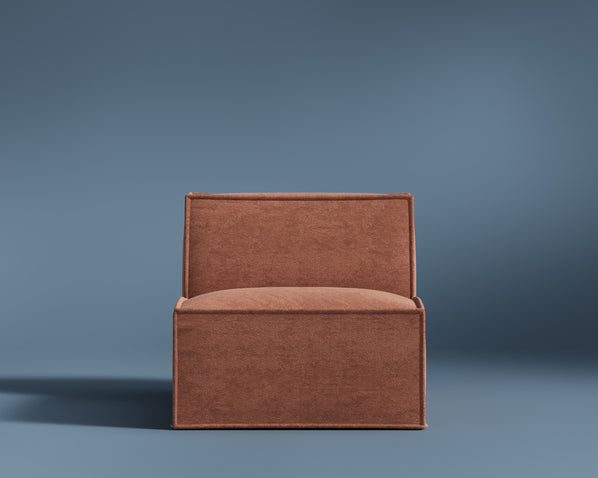 M1 Armless Sofa Seat in Copper Tan - modular sofa from Rove Lab | M1 Armless Sofa Seat - Rove Lab 香港組合梳化