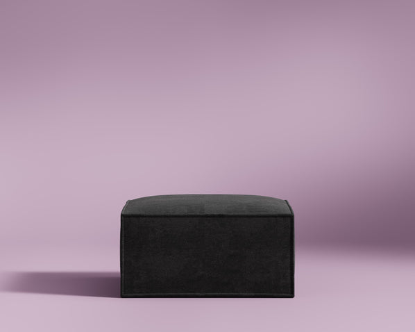 M1 Ottoman Sofa Seat in Carbon Black - modular sofa from Rove Lab | M1 Ottoman Sofa Seat - Rove Lab 香港組合梳化