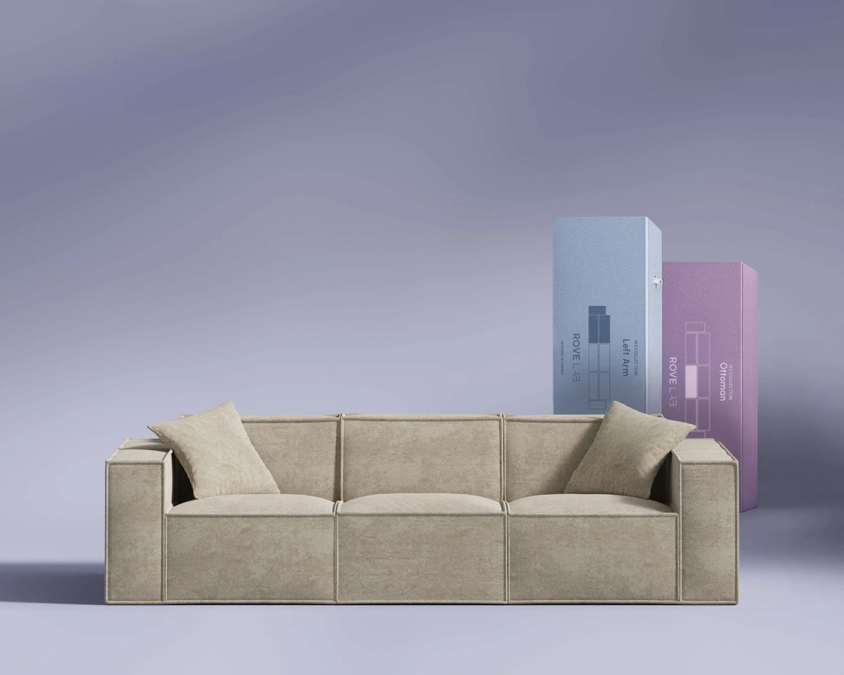 M3 Three Seater Sofa - modular sofa from Rove Lab | M3 Three Seater Sofa - Rove Lab 香港組合梳化