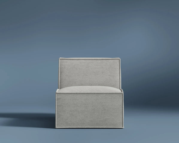 M3 Armless Sofa Seat in Platinum Grey - modular sofa from Rove Lab | M3 Armless Sofa Seat - Rove Lab 香港組合梳化
