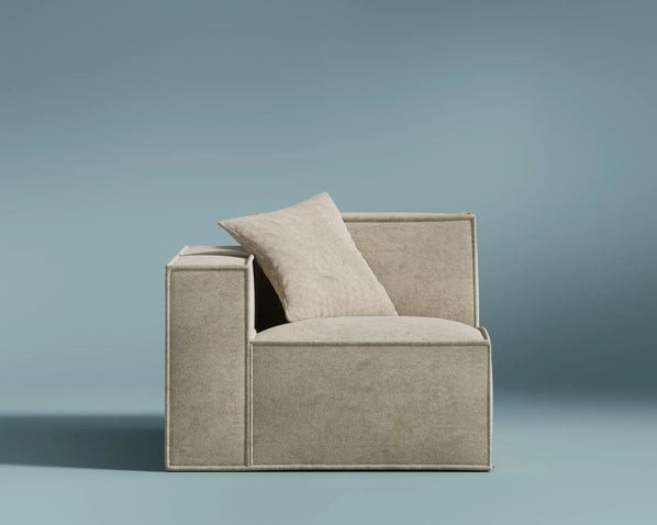 M3 Left Arm Sofa Seat in Silicon Sand - modular sofa from Rove Lab | M3 Left Arm Sofa Seat - Rove Lab 香港組合梳化