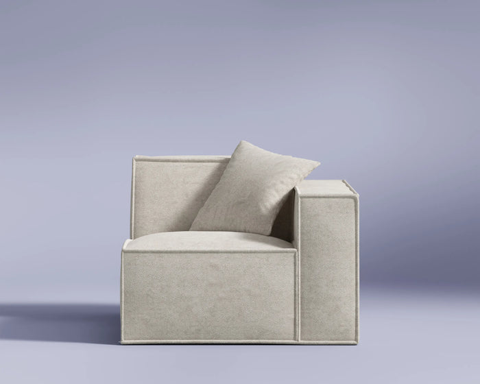 M3 Right Arm Sofa Seat in Helium Cloud - modular sofa from Rove Lab | M3 Right Arm Sofa Seat - Rove Lab 香港組合梳化