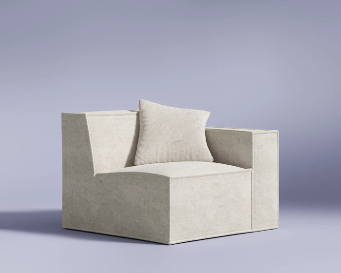 M3 Right Arm Sofa Seat in Helium Cloud - modular sofa from Rove Lab | M3 Right Arm Sofa Seat - Rove Lab 香港組合梳化