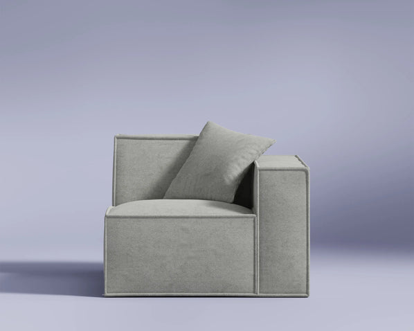 M3 Right Arm Sofa Seat in Platinum Grey - modular sofa from Rove Lab | M3 Right Arm Sofa Seat - Rove Lab 香港組合梳化