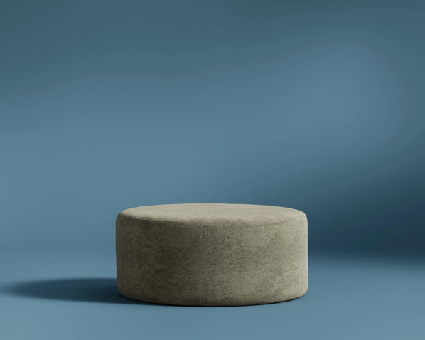 C8 Round Pouf Ottoman in Krypton Green - modular sofa from Rove Lab | C8 Round Pouf Ottoman - Rove Lab 香港組合梳化